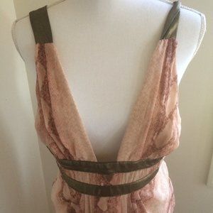 BeBe Snake Skin Long Dress size Medium